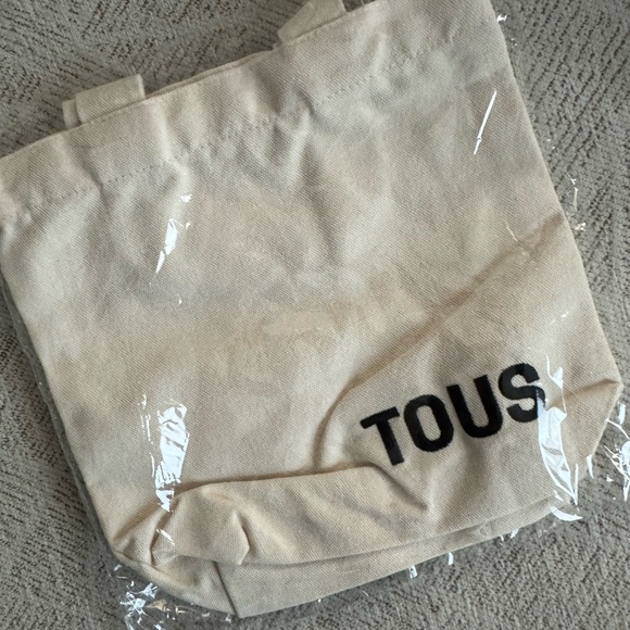 Tous Neutral Canvas Tote - Picture 3 of 3